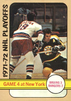 1972 Topps Playoff Game # 4 #5 Hockey Card