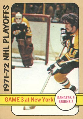 1972 Topps Playoff Game # 3 #4 Hockey Card