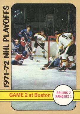 1972 Topps Playoff Game # 2 #3 Hockey Card