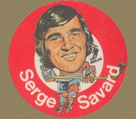 1973 Mac's Milk Serge Savard #25 Hockey Card