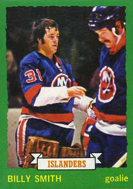 1973 O-Pee-Chee Billy Smith #142 Hockey Card