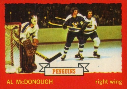 1973 O-Pee-Chee Al McDonough #89 Hockey Card