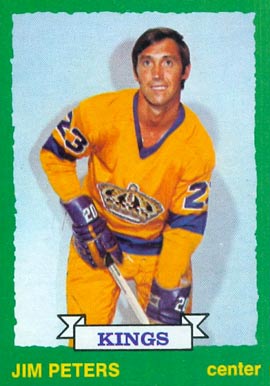 1973 O-Pee-Chee Jim Peters #231 Hockey Card