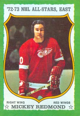 1973 O-Pee-Chee Mickey Redmond #180 Hockey Card