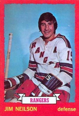 1973 O-Pee-Chee Jim Neilson #123 Hockey Card