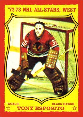 1973 O-Pee-Chee Tony Esposito #90 Hockey Card