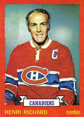 1973 O-Pee-Chee Henri Richard #87 Hockey Card