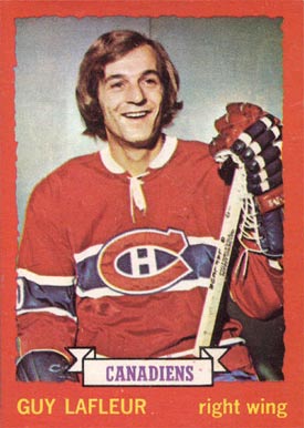 1973 O-Pee-Chee Guy LaFleur #72 Hockey Card