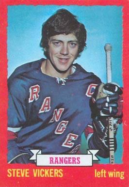 1973 O-Pee-Chee Steve Vickers #57 Hockey Card