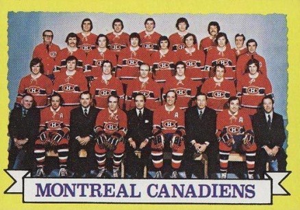 1973 Topps Canadiens Team #100 Hockey Card