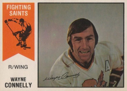 1974 O-Pee-Chee WHA Wayne Connelly #54 Hockey Card