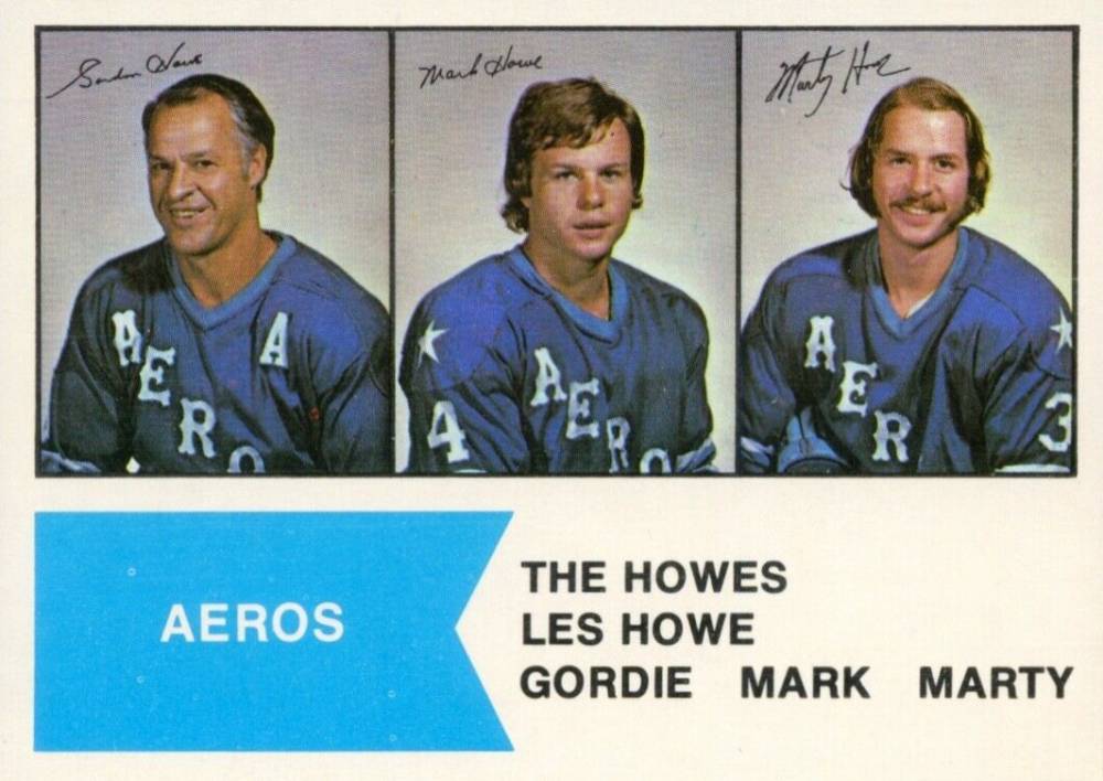 1974 O-Pee-Chee WHA The Howes #1 Hockey Card