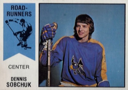 1974 O-Pee-Chee WHA Dennis Sobchuk #56 Hockey Card