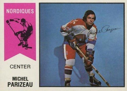 1974 O-Pee-Chee WHA Michel Parizeau #52 Hockey Card