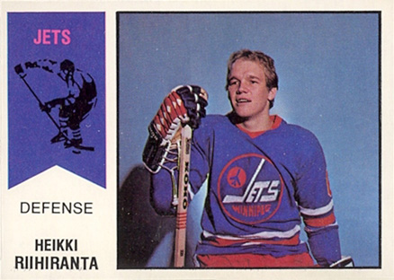 1974 O-Pee-Chee WHA Heikki Riihiranta #31 Hockey Card
