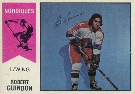 1974 O-Pee-Chee WHA Bob Guindon #26 Hockey Card