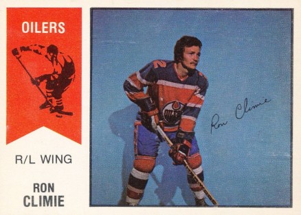 1974 O-Pee-Chee WHA Ron Climie #15 Hockey Card