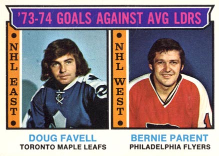 1974 O-Pee-Chee Goals Against Leaders #4 Hockey Card