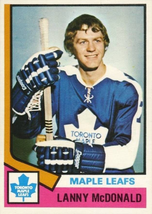 1974 O-Pee-Chee Lanny McDonald #168 Hockey Card