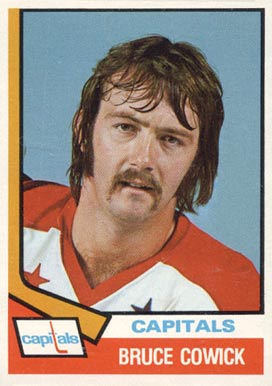 1974 O-Pee-Chee Bruce Cowick #386 Hockey Card