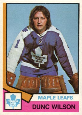 1974 O-Pee-Chee Dunc Wilson #327 Hockey Card