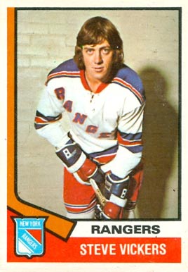 1974 O-Pee-Chee Steve Vickers #29 Hockey Card