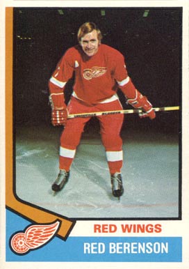 1974 O-Pee-Chee Red Berenson #19 Hockey Card