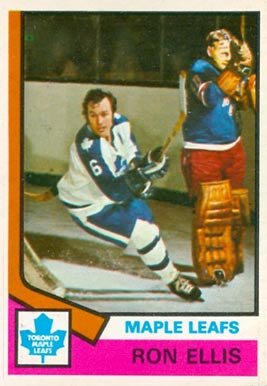 1974 O-Pee-Chee Ron Ellis #12 Hockey Card