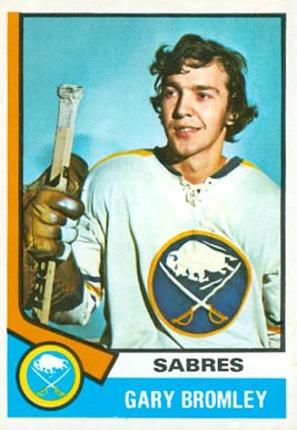 1974 O-Pee-Chee Gary Bromley #7 Hockey Card
