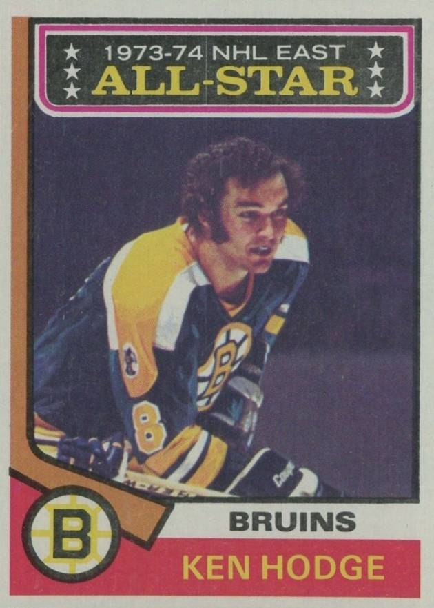1974 Topps Ken Hodge #128 Hockey Card