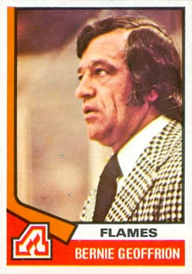 1974 Topps Bernie Geoffrion #147 Hockey Card