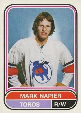 1975 O-Pee-Chee WHA Mark Napier #78 Hockey Card
