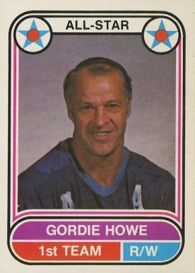 1975 O-Pee-Chee WHA Gordie Howe #66 Hockey Card