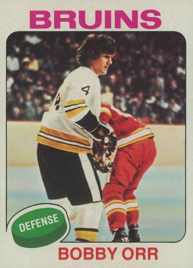 1975 Topps Bobby Orr #100 Hockey Card