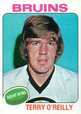 1975 Topps Terry O'Reilly #301 Hockey Card