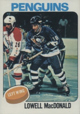 1975 Topps Lowell Macdonald #204 Hockey Card