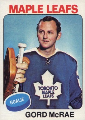 1975 Topps Gord McRae #203 Hockey Card