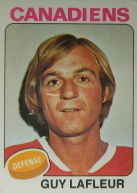 1975 Topps Guy LaFleur #126 Hockey Card