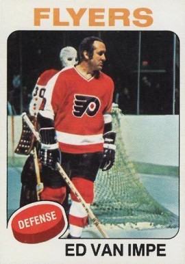 1975 Topps Ed Van Impe #38 Hockey Card