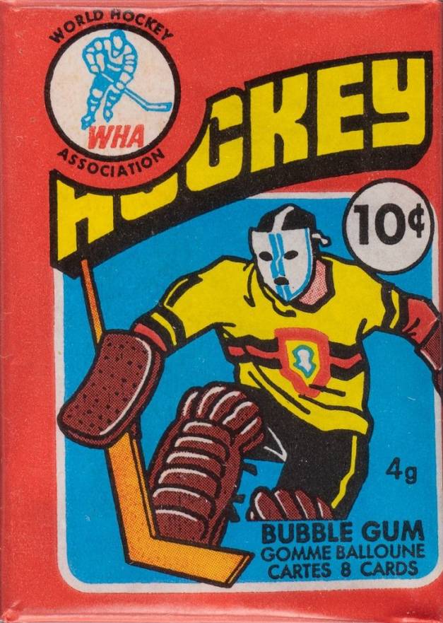 1976 O-Pee-Chee WHA Wax Pack #WP Hockey Card