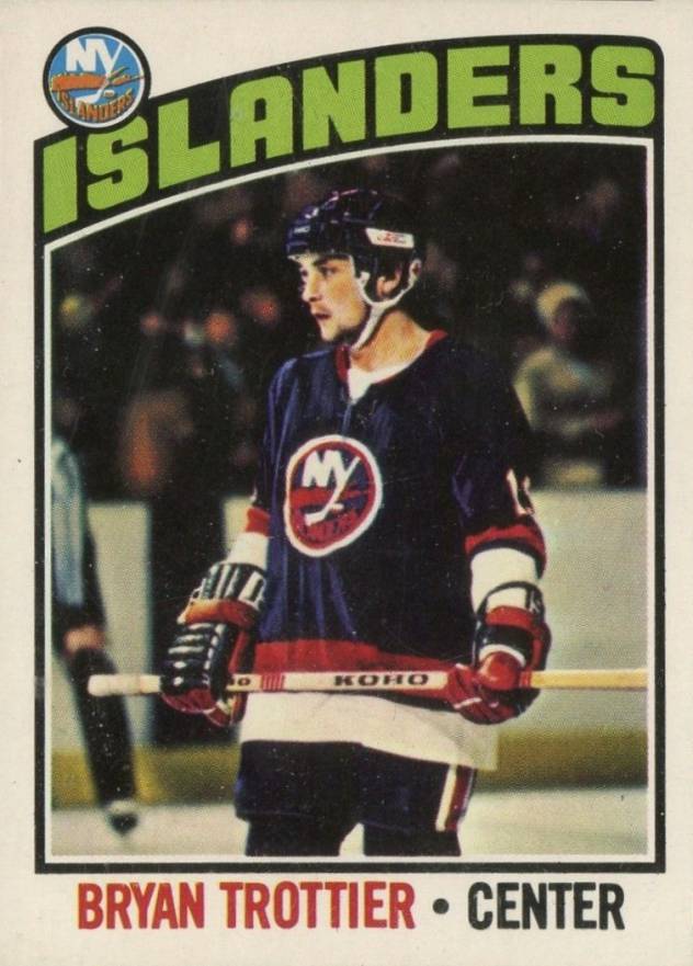 1976 O-Pee-Chee Bryan Trottier #115 Hockey Card