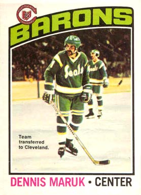 1976 O-Pee-Chee Dennis Maruk #86 Hockey Card