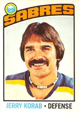 1976 Topps Jerry Korab #27 Hockey Card