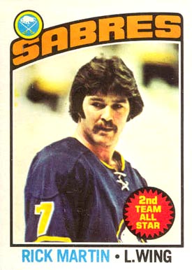 1976 Topps Rick Martin #210 Hockey Card