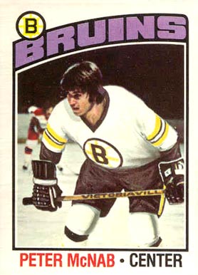 1976 Topps Peter McNab #118 Hockey Card