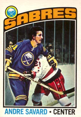 1976 Topps Andre Savard #43 Hockey Card