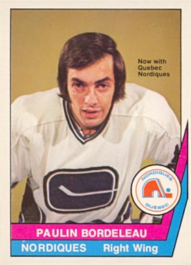 1977 O-Pee-Chee WHA Paulin Bordeleau #32 Hockey Card
