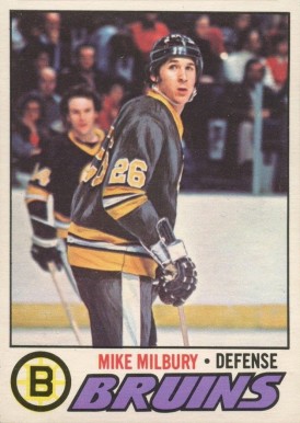 1977 O-Pee-Chee Mike Milbury #134 Hockey Card
