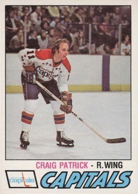 1977 O-Pee-Chee Craig Patrick #278 Hockey Card