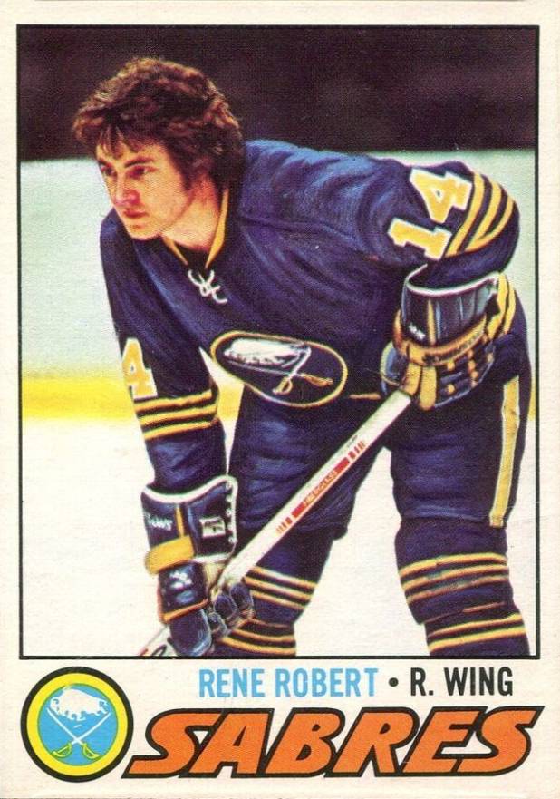 1977 O-Pee-Chee Rene Robert #222 Hockey Card